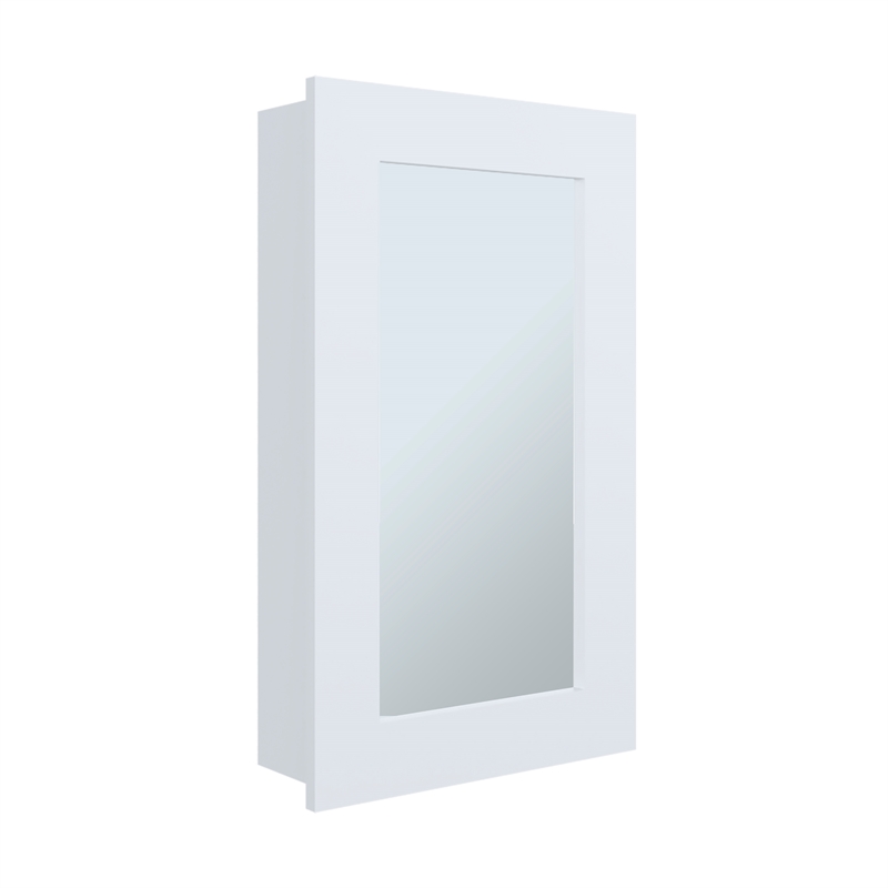 Sanford Medicine Cabinet Engineered Wood White
