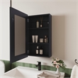Sanford Medicine Cabinet Engineered Wood Black