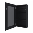 Sanford Medicine Cabinet Engineered Wood Black