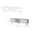 Tv Stand Franklin Living Room White