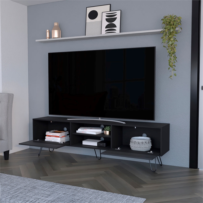 Tv Stand Franklin Living Room Black