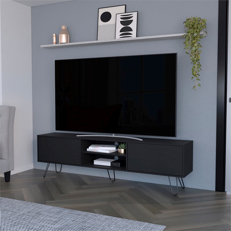 Tv Stand Franklin Living Room Black