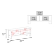 Kingsland Tv Stand Living Room Dark Walnut