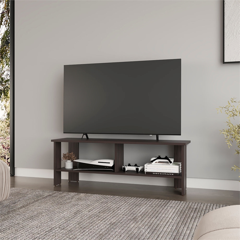 Kingsland Tv Stand Living Room Dark Walnut