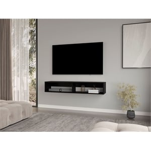 Floating Tv Stand Moore Living Room Black