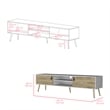 Tv Stand A Magness Living Room White  Macadamia