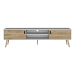 Tv Stand A Magness Living Room White  Macadamia