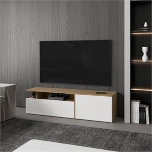 Summerfield Tv Stand Living Room WhiteLigth Pine