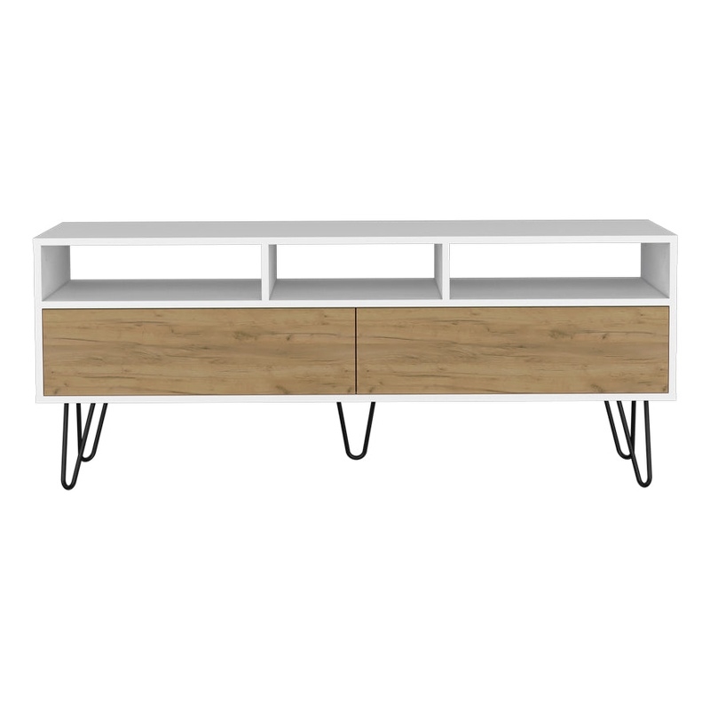 Glenns Ferry Tv Stand Living Room  WhiteMacadamia