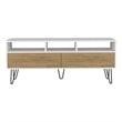 Glenns Ferry Tv Stand Living Room  WhiteMacadamia