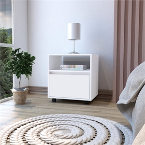 Nightstand Munyochi Bedroom White