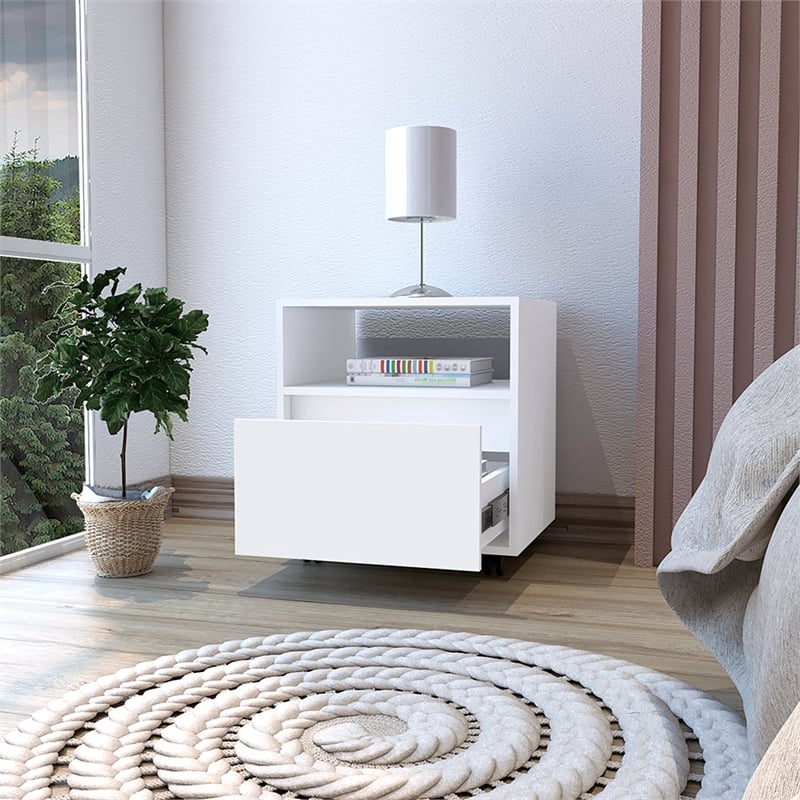 Nightstand Munyochi Bedroom White