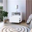 Nightstand Munyochi Bedroom White