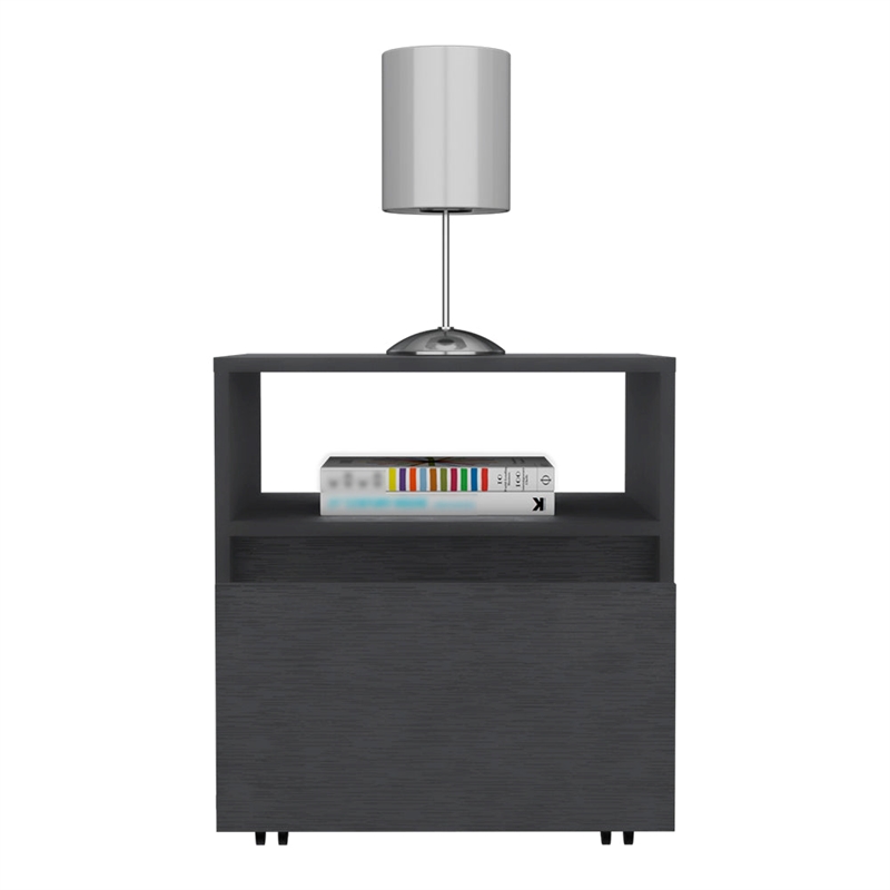 Nightstand Munyochi Bedroom Black