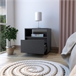 Nightstand Munyochi Bedroom Black