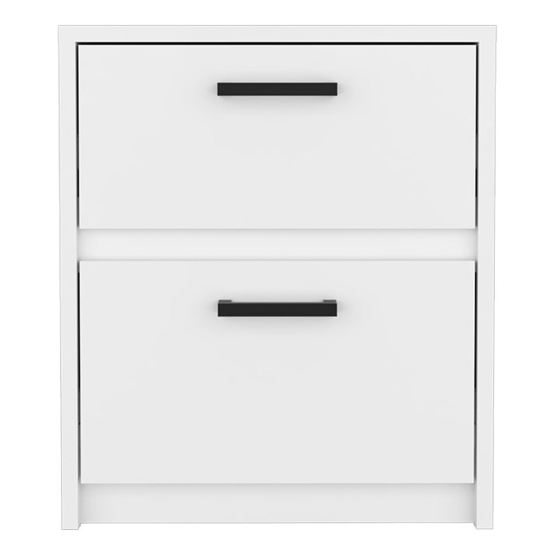 Nightstand Chequered Bedroom White