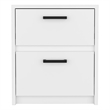 Nightstand Chequered Bedroom White