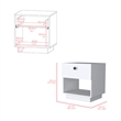 Nightstand Viliigili  Bedroom White