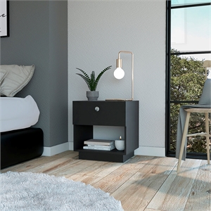 Nightstand Viliigili  Bedroom Black