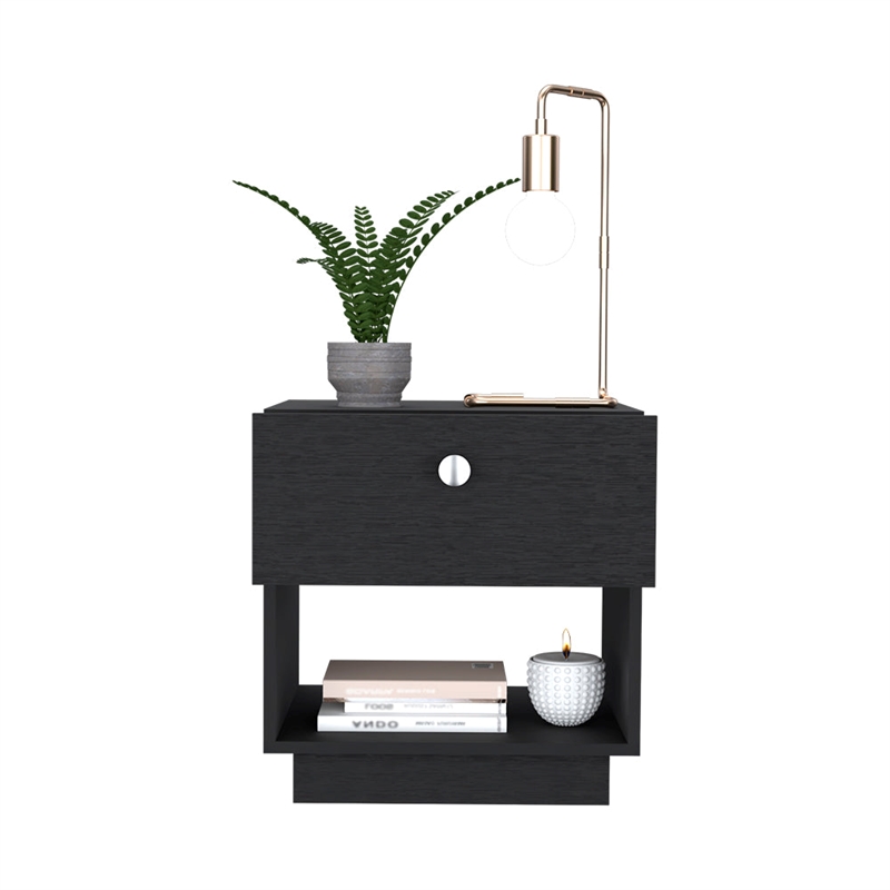 Nightstand Viliigili  Bedroom Black