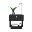 Nightstand Viliigili  Bedroom Black