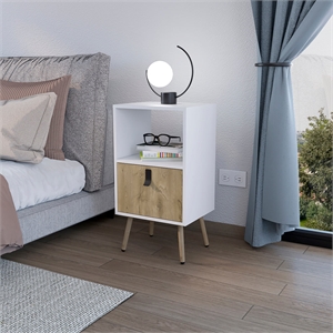 Nightstand A Magness Bedroom White  Macadamia