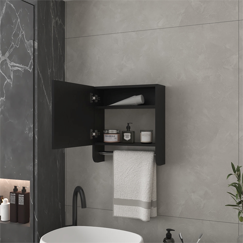 Medicine Cabinet Ulysses Bathroom Black