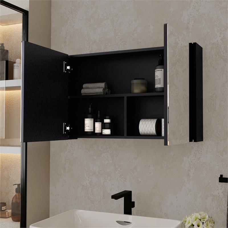 Medicine Cabinet Mansfield Bathroom Black