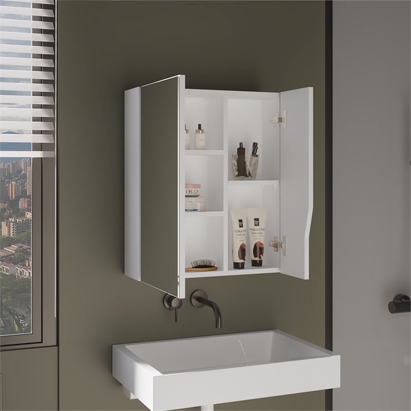 Laflin Medicine Cabinet Bathroom White