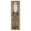 Corner Bar Cabinet Rialto Living Room Macadamia