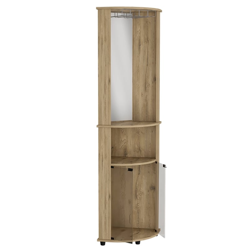 Corner Bar Cabinet Rialto Living Room Macadamia