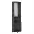 Corner Bar Cabinet Rialto Living Room Smoky Oak