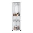 Corner Bar Cabinet Rialto Living Room White