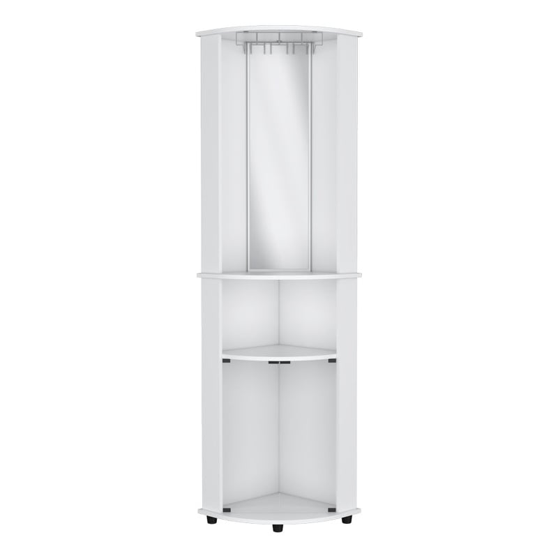 Corner Bar Cabinet Rialto Living Room White