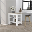 Pompeya  Kitchen Island White Engineered Wood