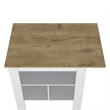 Pompeya  Kitchen Island White Engineered Wood