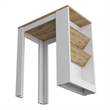 Gunees  Kitchen Island White Engineered Wood