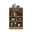 Rosstree Kitchen Island Compact Beige Wood Kitchen Island