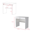 Eden Desk Office White