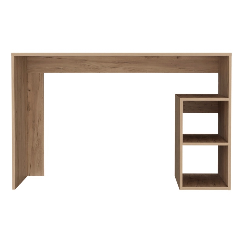 Rolla Writing Desk Engineered Wood Home Office Light Pine Finish