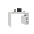 Endura Desk Modern White Desk with Side Storage