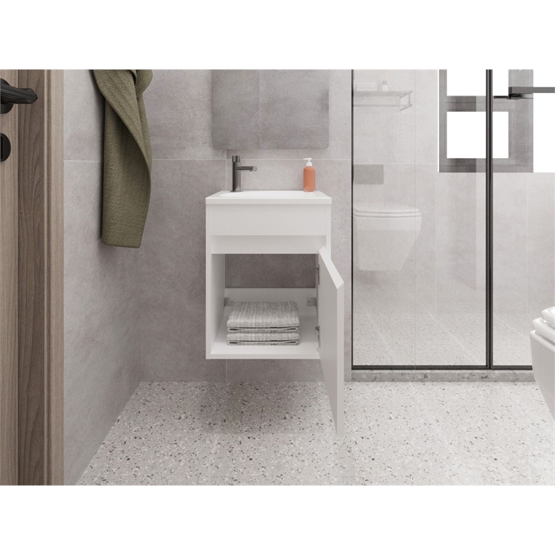 Sutcliffe Vanity Sink Bathroom White