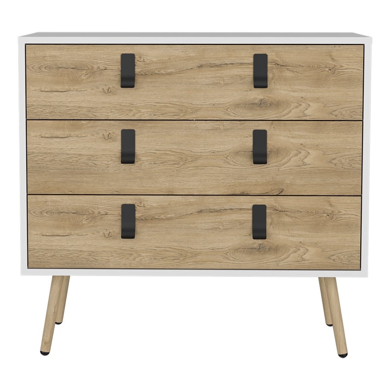 Dresser Magness Bedroom White  Macadamia Manufactured wood