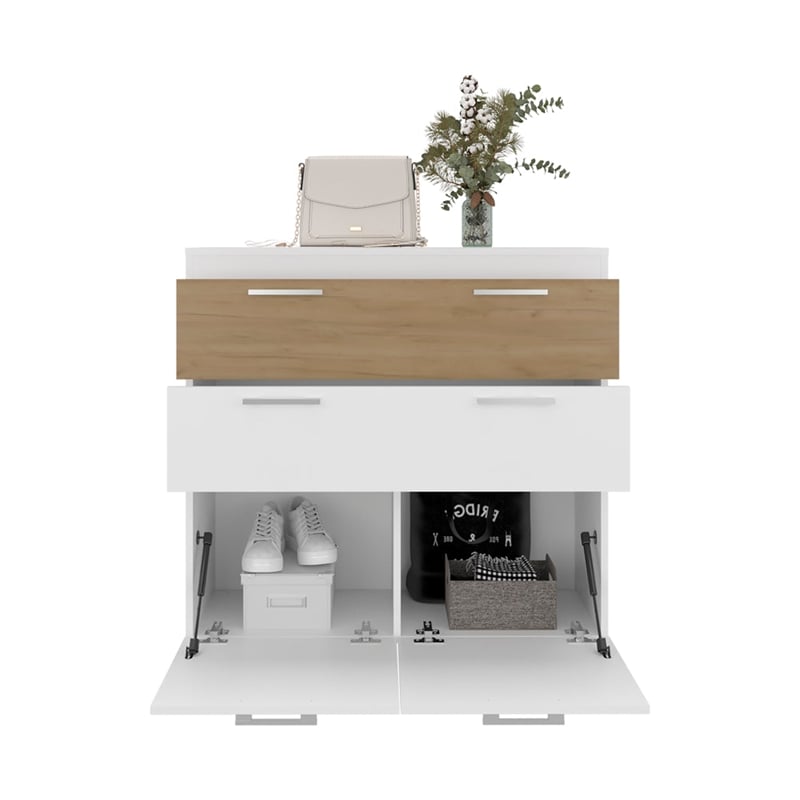 Aldan Modern Bedroom Dresser with Multiple Storage Drawers Engineered Wood Cabinet Furniture Organizer for Bedroom Storage White Finish