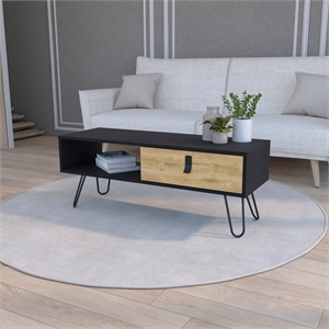 Coffee Table Magness Living Room Black  Macadamia