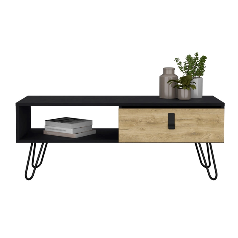 Coffee Table Magness Living Room Black  Macadamia