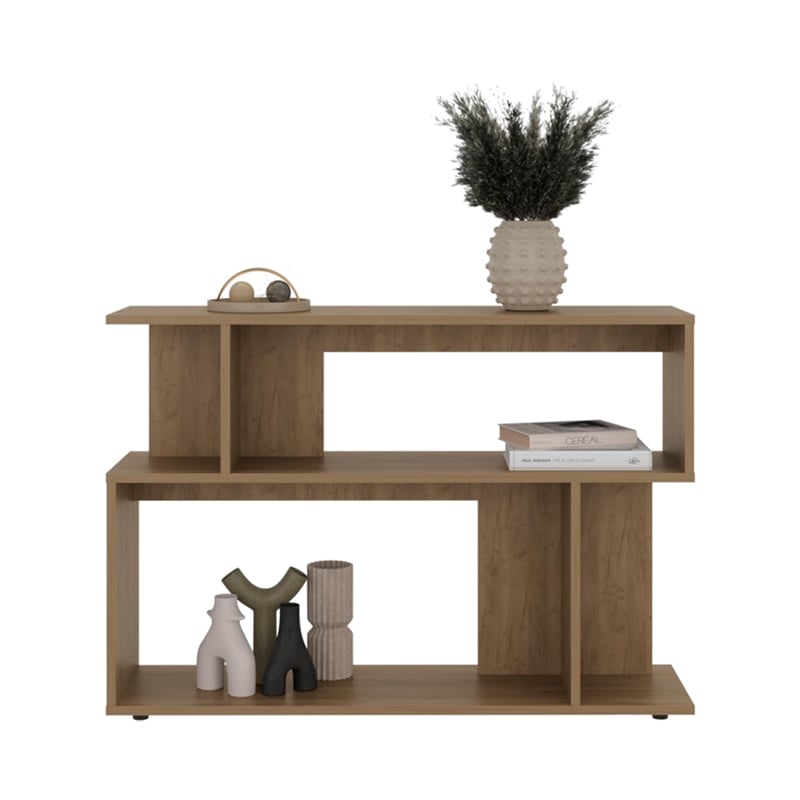 Sumas Living Room Side Table with Compact Design and Top Surface Engineered Wood Furniture for Living Room Use Storage and Display Beige Finish Modern Design
