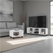 Majestic Duo Rack Coffe Table with Open Shelving