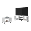 Majestic Duo Rack Coffe Table with Open Shelving