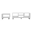 Majestic Duo Rack Coffe Table with Open Shelving